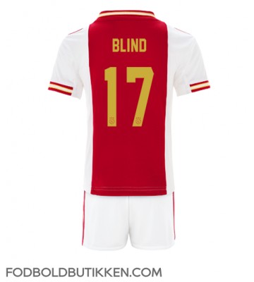 Ajax Daley Blind #17 Hjemmebanetrøje Børn 2022-23 Kortærmet (+ Korte bukser)
